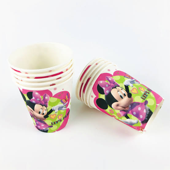 10pc Cartoon paper cups