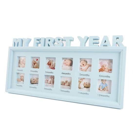 "My First Year" Photo Frame Blue Color Buundle
