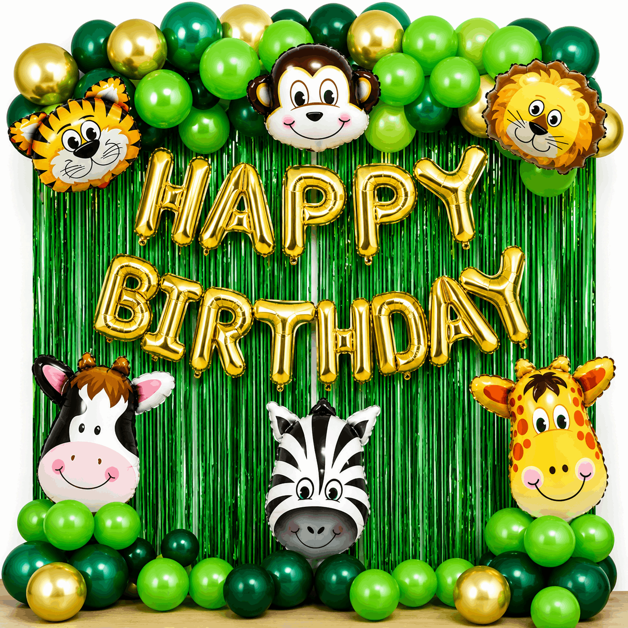 Jungle / Safari / Wild Birthday Theme Set Decoration