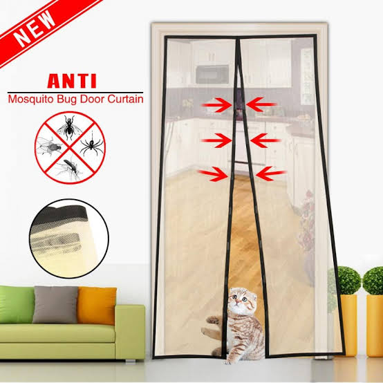 Magic Mesh Hands Free Magnetic Screen Door
Size : 84 Inch Height X 40 Inch Width