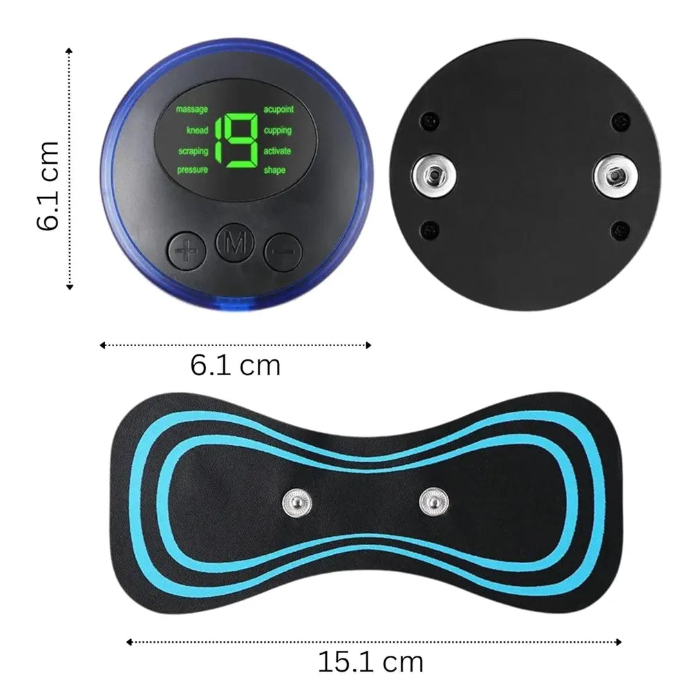 Mini Body Massager Pulse Neck Pain Relief EMS Butterfly Body Massager Men & Women