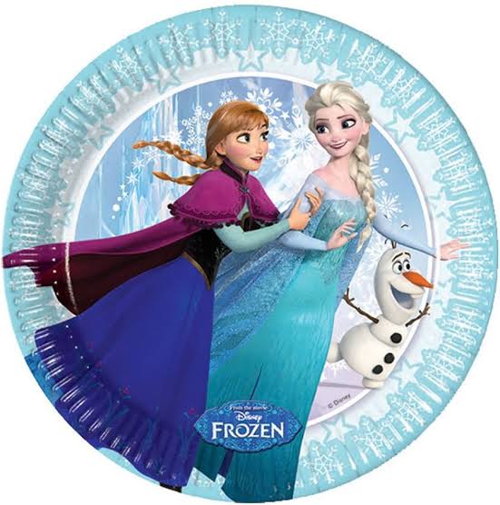 10pc Cartoon Party Paper Plates