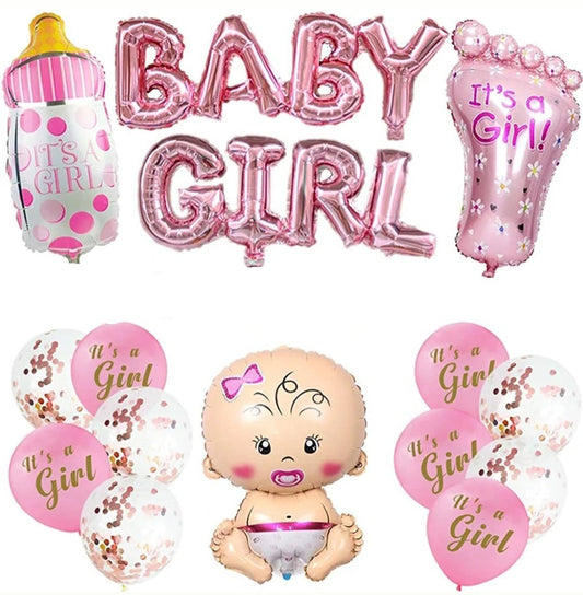 Baby Girl Welcome Balloons Deal