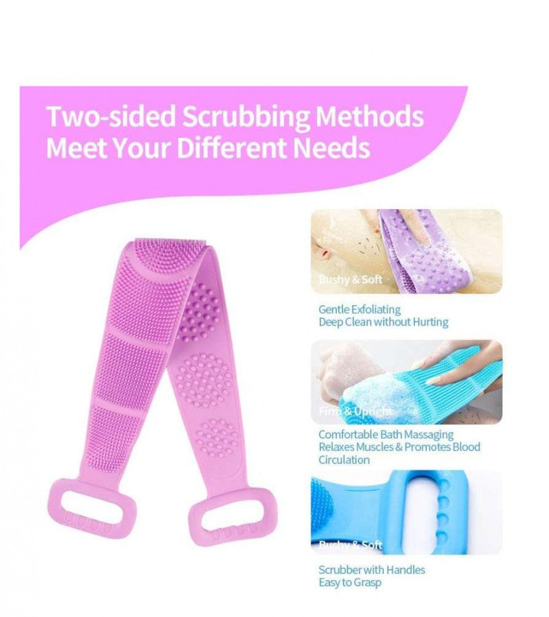 Silicone Bath Body Back Scrubber Shower