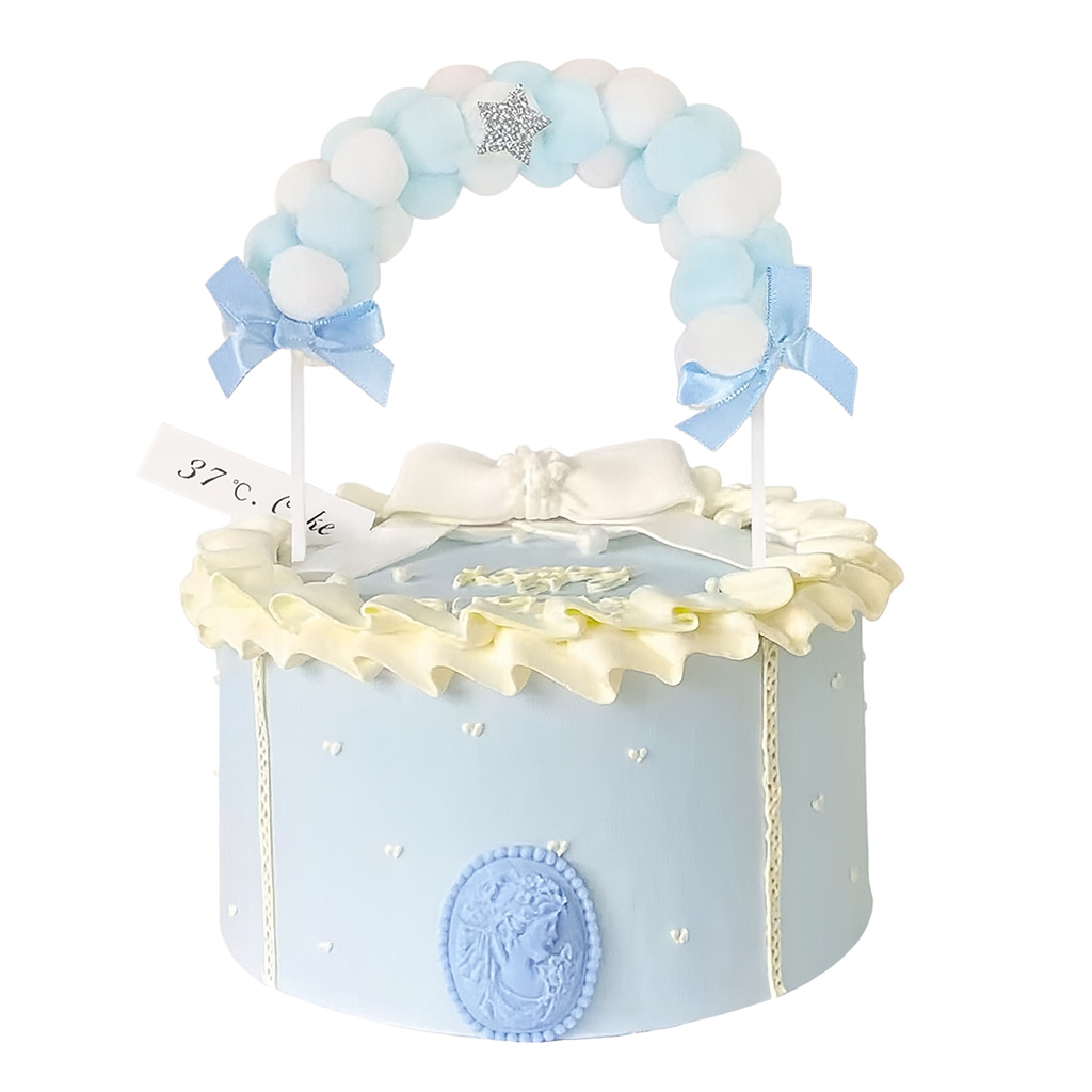 1pcs Arch Cake Decoration Cake Topper Arch HairBall Birthday Baking Cake Tools Decoration