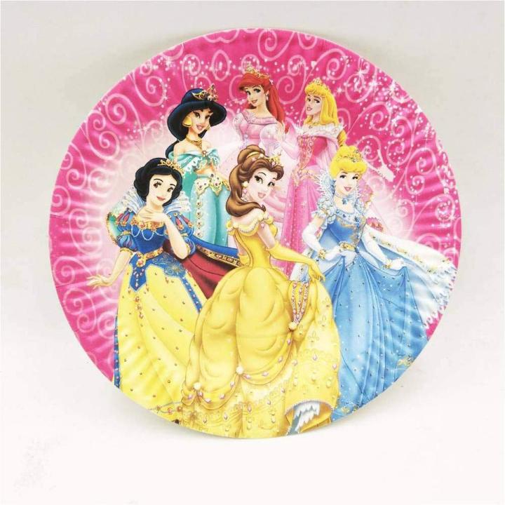 10pc Cartoon Party Paper Plates