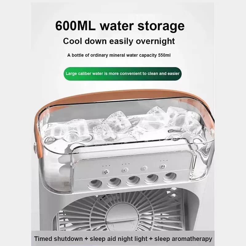 Multifunction Water Spray Mist Fan Air Cooler fan USB Electric