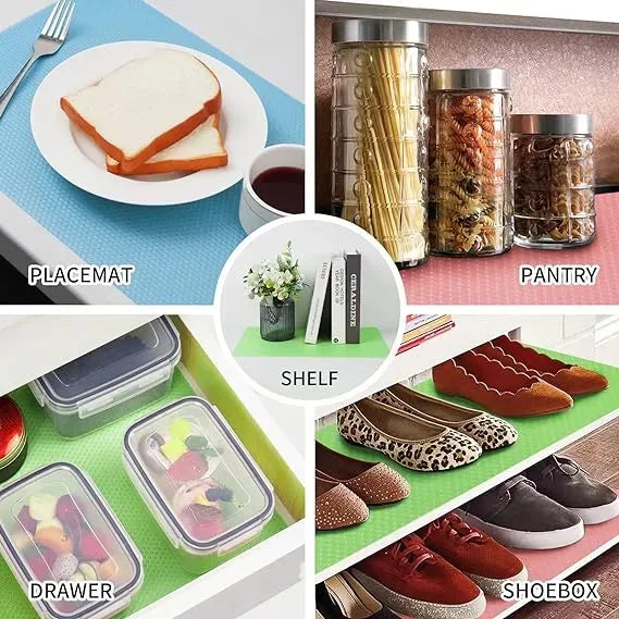 Pack of 4 pcs Waterproof Multipurpose/Fridge Dotted Sheets