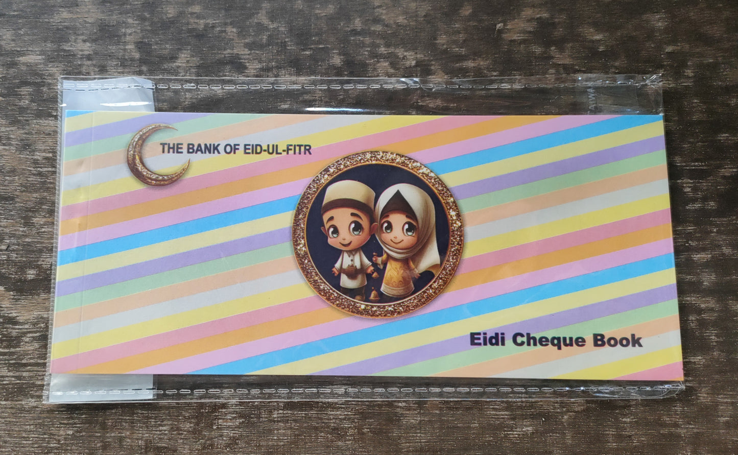 Eidi Cheque Book, 10 cheque's per book