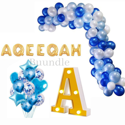Aqeeqah Celebration Girl Pink/ Boy Blue Balloons Deal