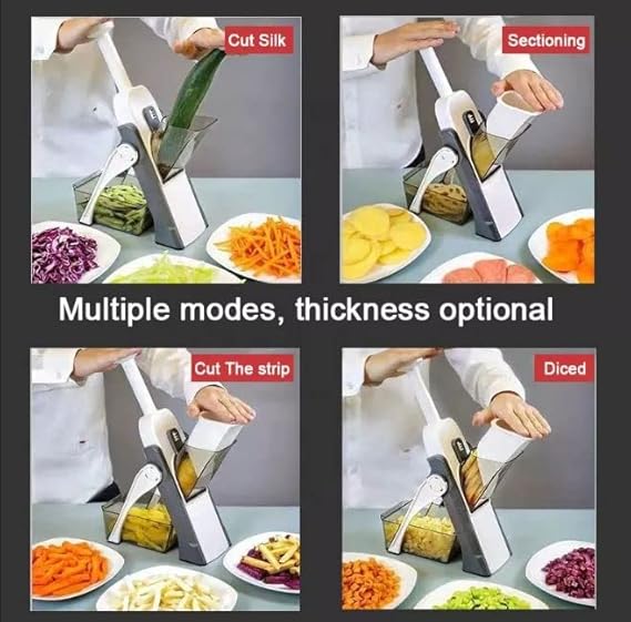 Multifunctional Vegetable Chopper Slicer Food Shredder Fruit Grater Cutting Manual Veggie Cutter for Kitchen Tool
