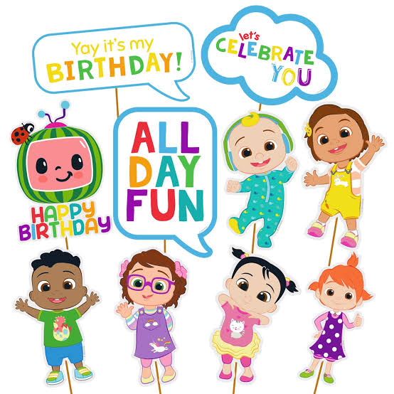 Cocomelon Party props
