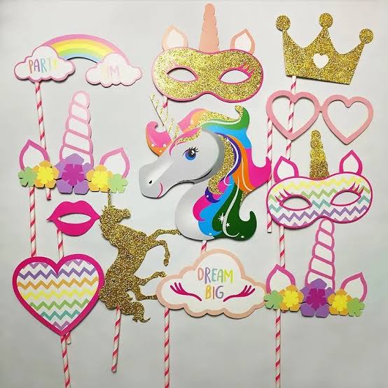 Unicorn Party props