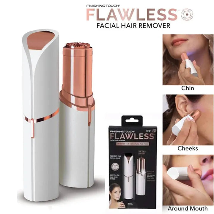 Rechargeable Flawless Hair remover for Women - Gentle, Painless and Long Lasting