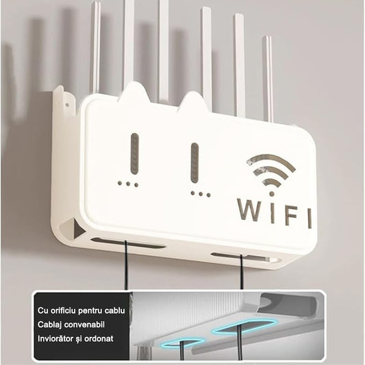 Wall Mounted Wireless Wifi Router Shelf