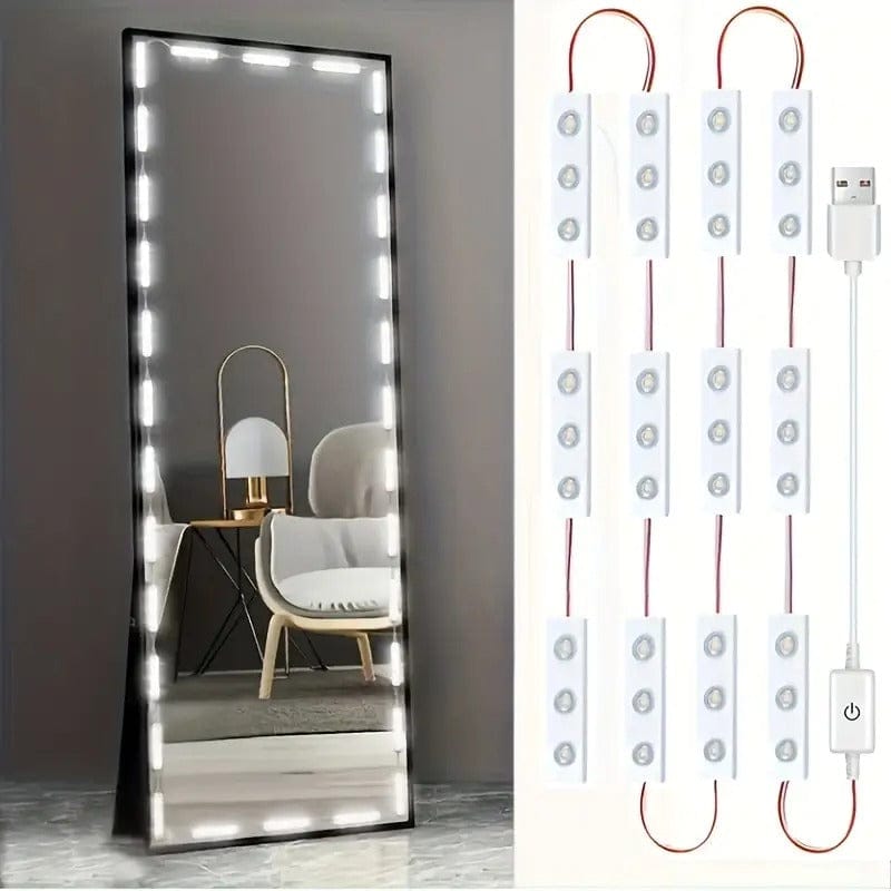 10 Modules USB Mirror Makeup LED Light Vanity
Box Pack