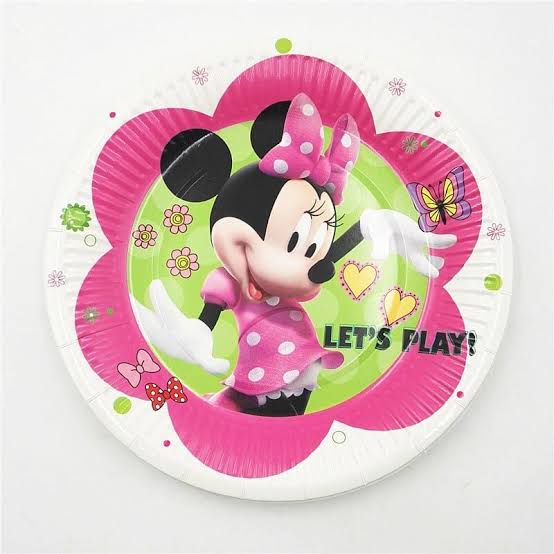 10pc Cartoon Party Paper Plates