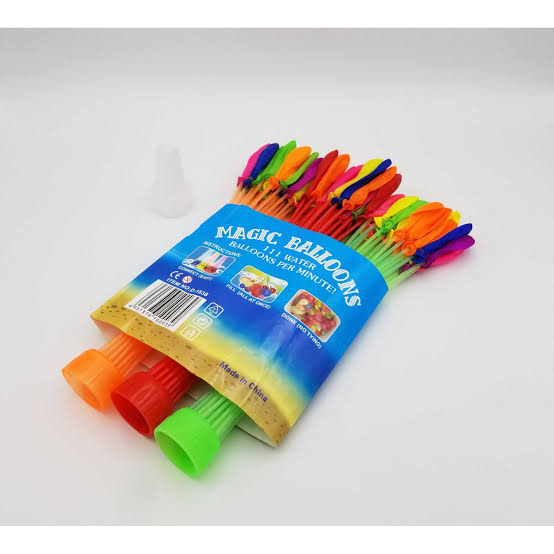 111pc Water Balloons Set - Quick Fill in 60 seconds - Fast and Fun Water Games