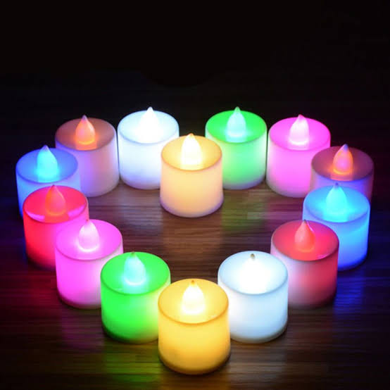 Mini Multicolor LED candles