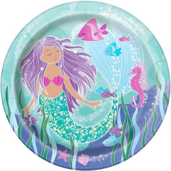 10pc Cartoon Party Paper Plates
