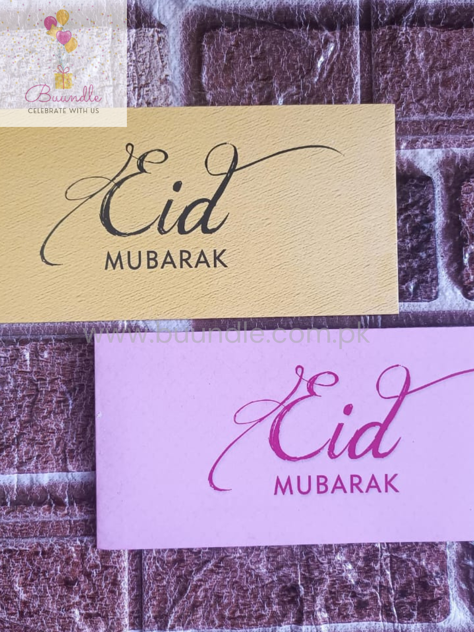 Eidi Envelopes Yellow Pink -Pack of 10