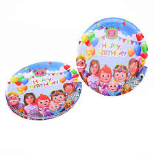 10pc Cartoon Party Paper Plates