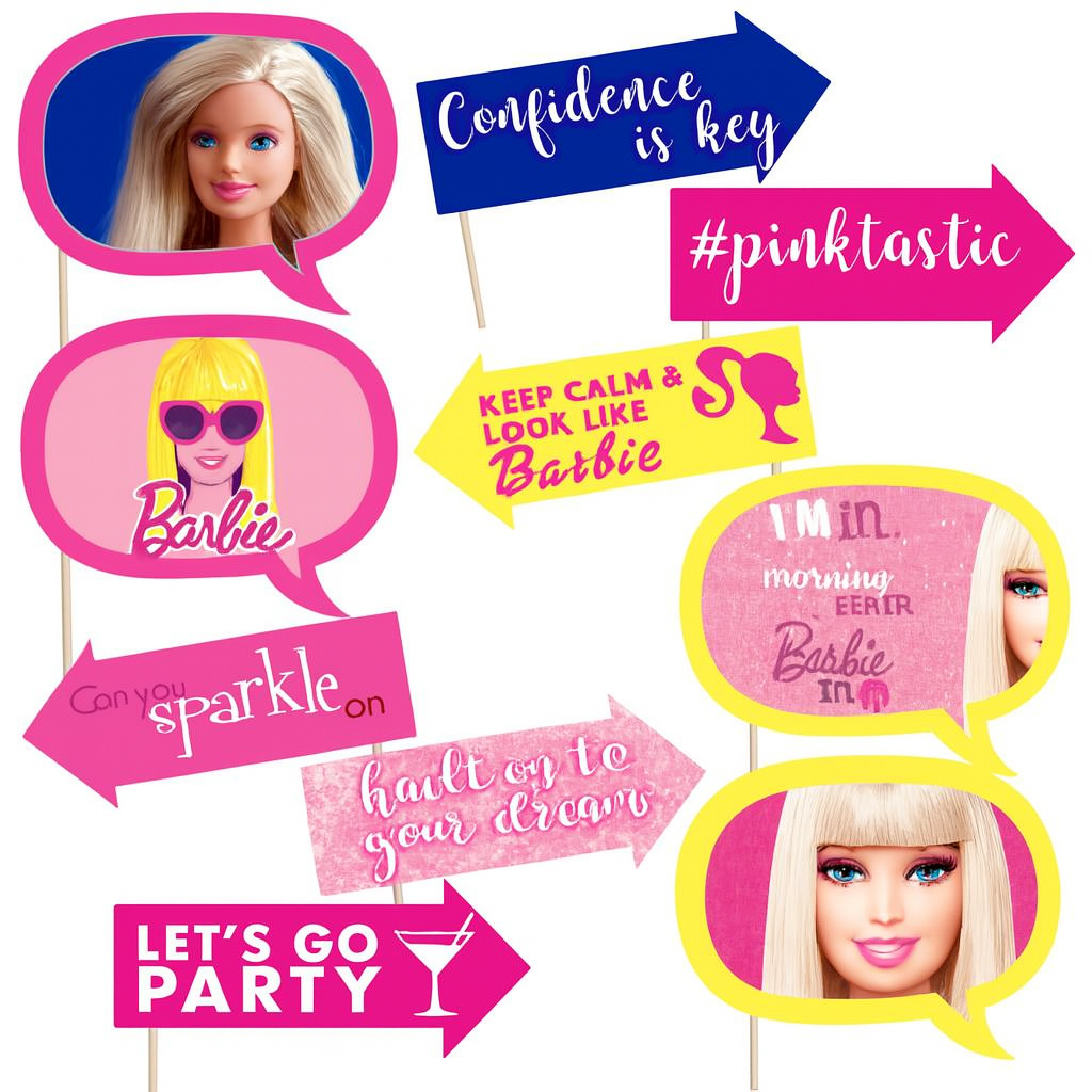10pcs Cartoon Props for Theme Kids Birthday party