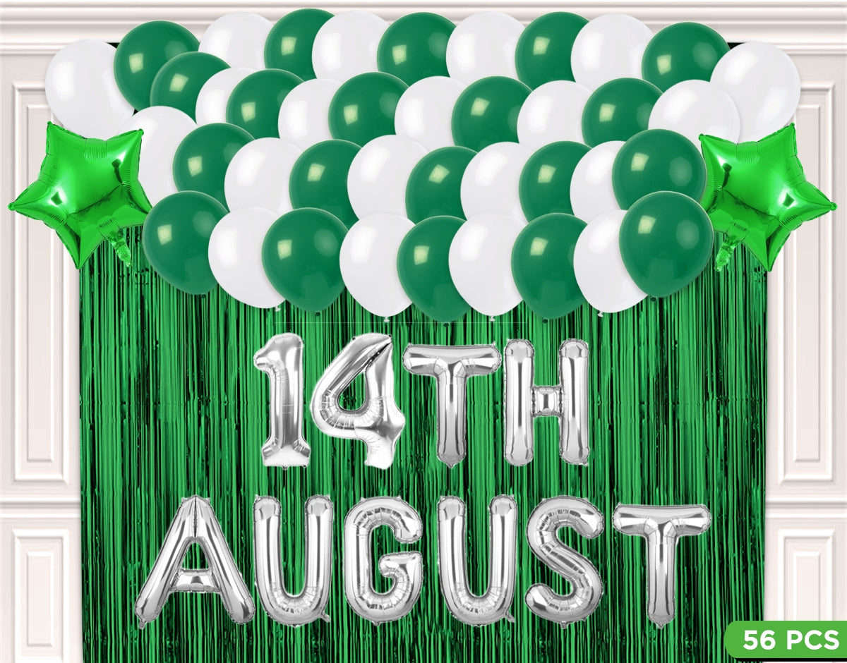 14th August Decoration Theme Set For Happy Independence Day Celebration