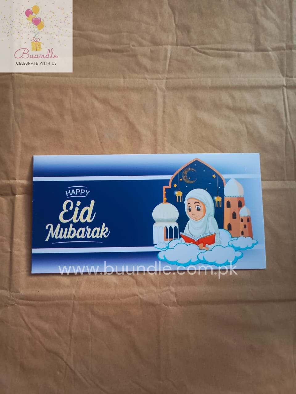 Eidi Envelopes Blue Girl Design Pack of 20