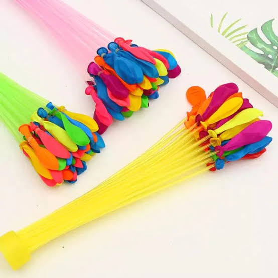 111pc Water Balloons Set - Quick Fill in 60 seconds - Fast and Fun Water Games