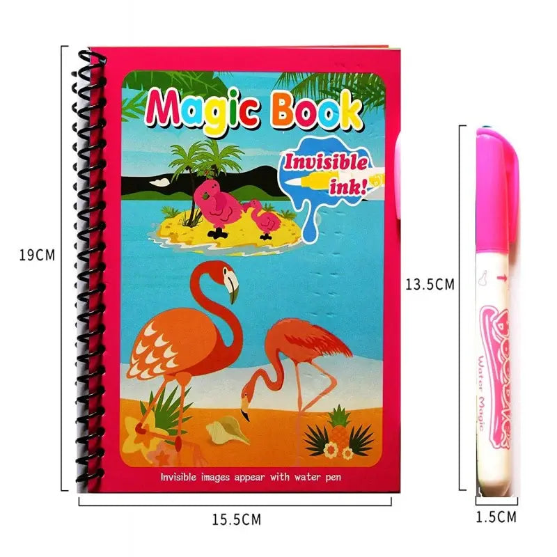 Magic Water Book for Kids ā Reusable Mess-Free Painting with Water Pen