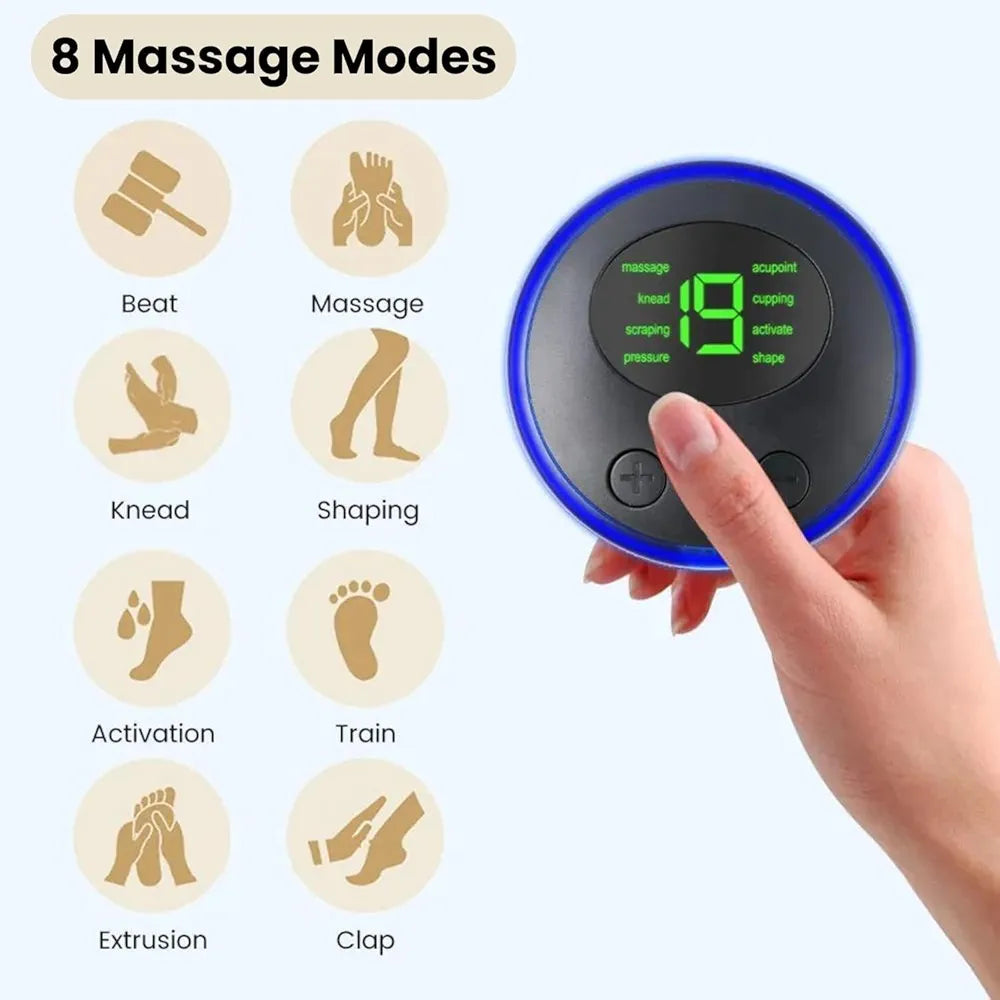 Mini Body Massager Pulse Neck Pain Relief EMS Butterfly Body Massager Men & Women