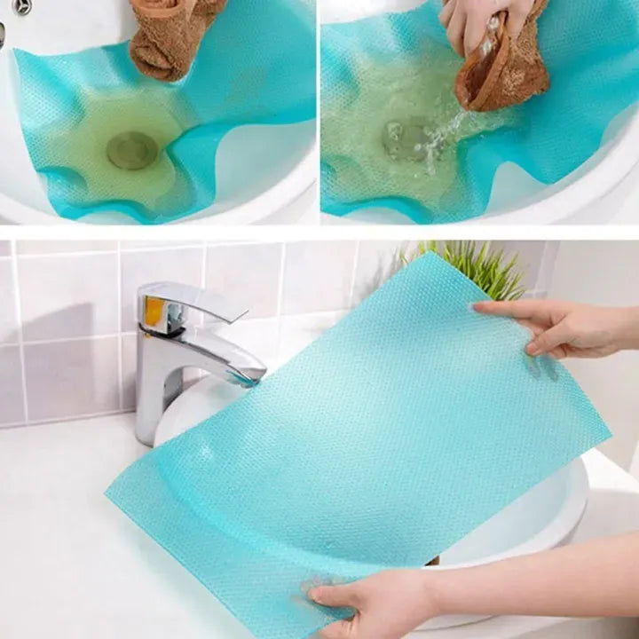 Pack of 4 pcs Waterproof Multipurpose/Fridge Dotted Sheets 30cm x 25cm