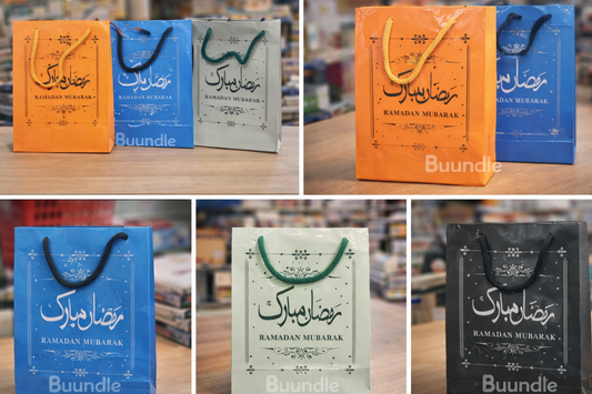 6 pcs/Pack Ramzan Mubarak Giveaway Goodie Bags