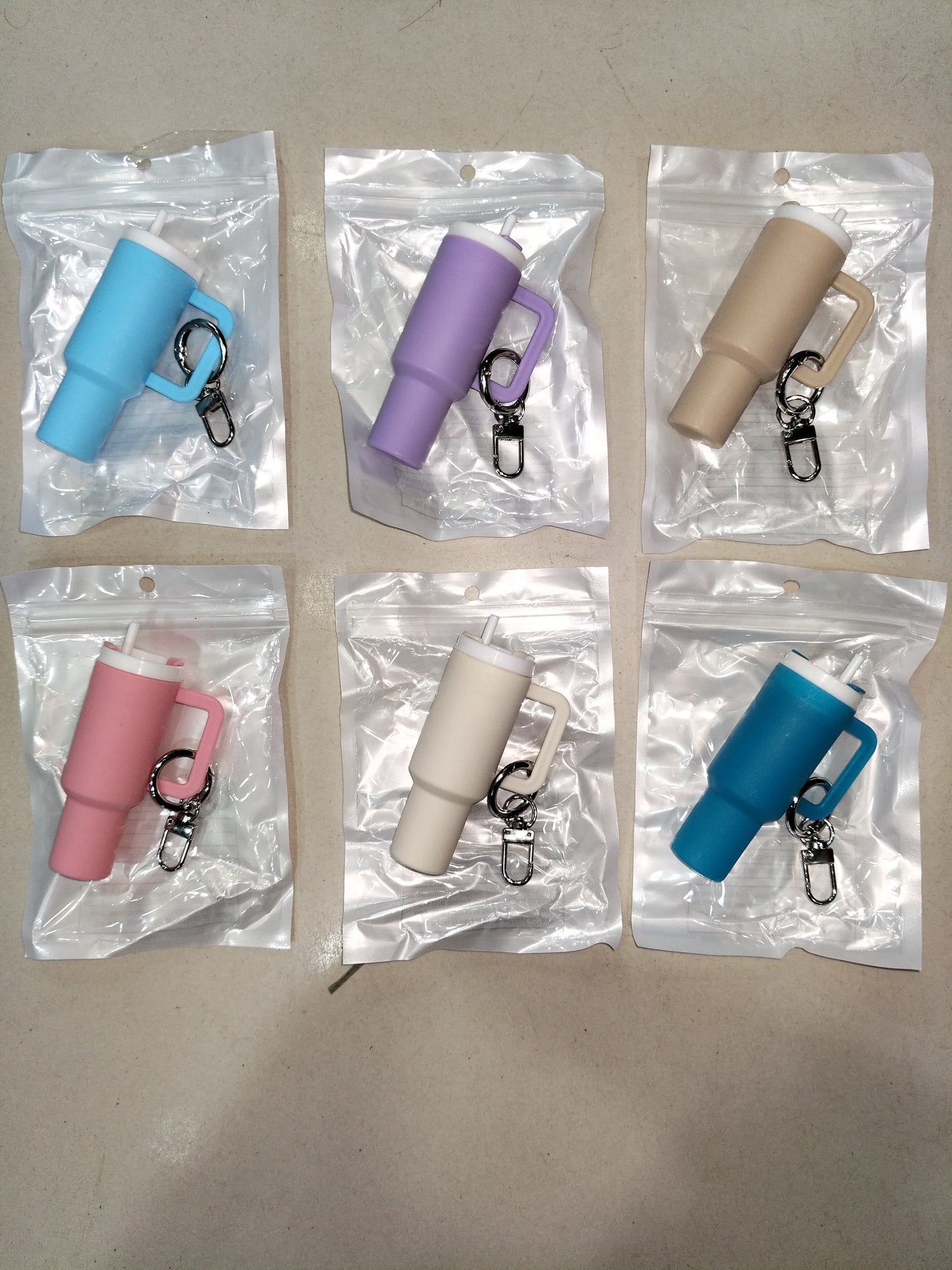 Mini Stanley Style Tumbler Keychain – Portable Storage Cup Keyring