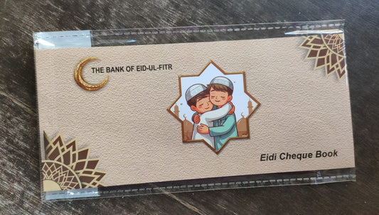 Eidi Cheque Book, 10 cheque's per book