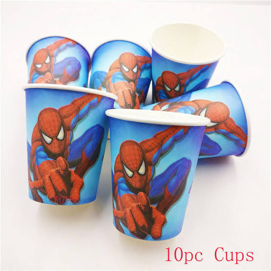 10pc Cartoon paper cups