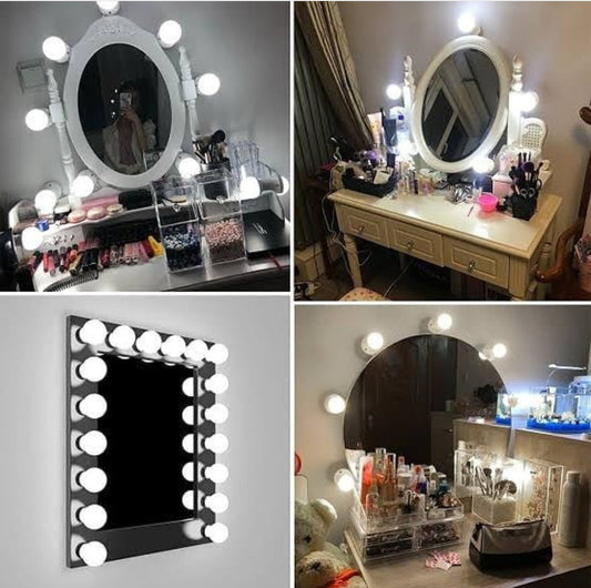 10 Bulb Vanity Light Mirror Light Strip