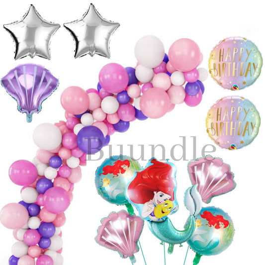 Mermaid Birthday Balloons Package Deal
