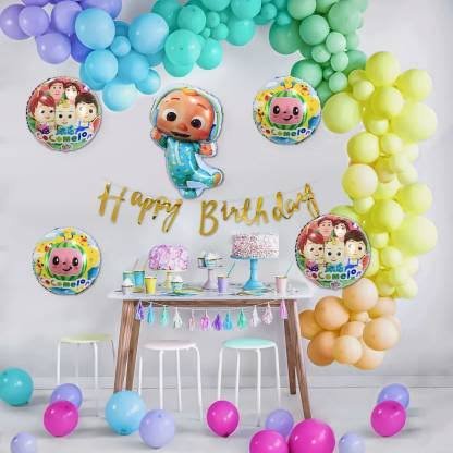 Cocomelon theme birthday balloons Pakistan 