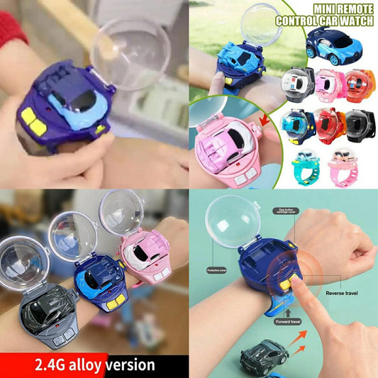 Mini Watch Control Car Cute RC Car Kids Game Interactive Toys Gift For Boys/ Girls