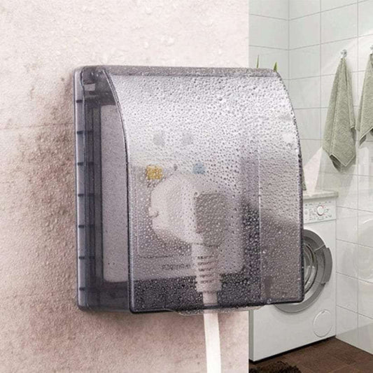 Self-Adhesive Waterproof Socket Protection, Anti-Dust Wall Mounted Cover, Kids Safety Socket Covers