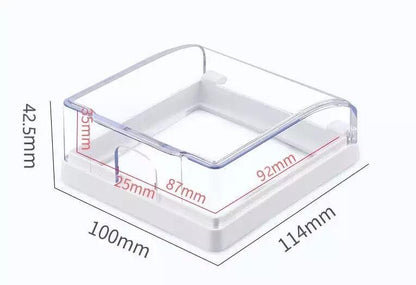 Self-Adhesive Waterproof Socket Protection, Anti-Dust Wall Mounted Cover, Socket Covers