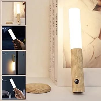 Led Induction Motion detect Sensor Scone Light Rechargeable