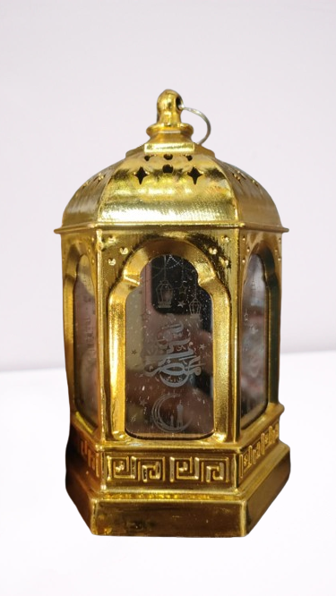Ramadan mubarak Decoration Mini Lantern Golden Design 2
