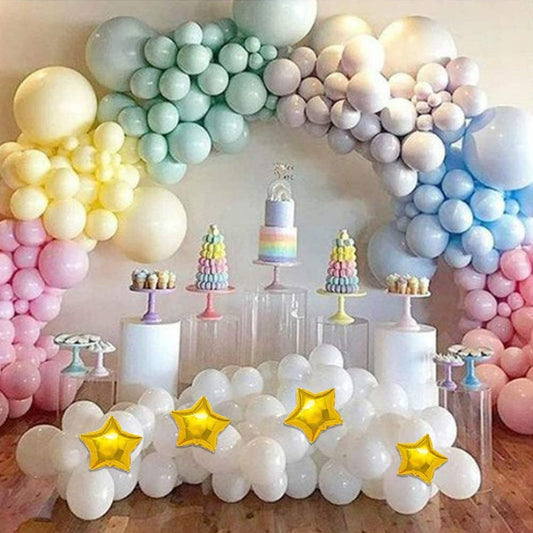 100pcs Macaroon Multicolor Balloons