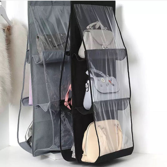 6 Grid Handbag Organizer Hanger