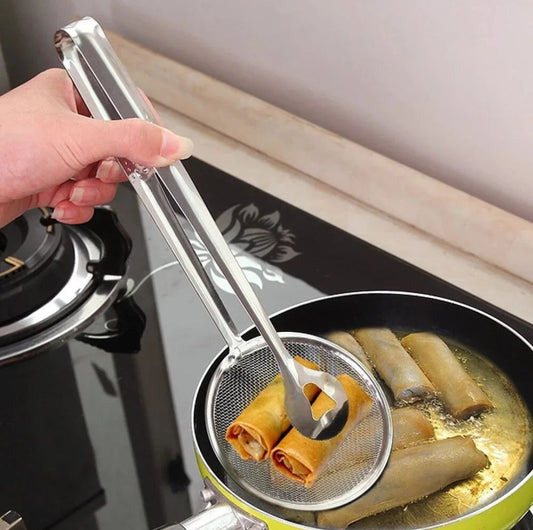 Kitchen 2 in 1 Frying Spoon