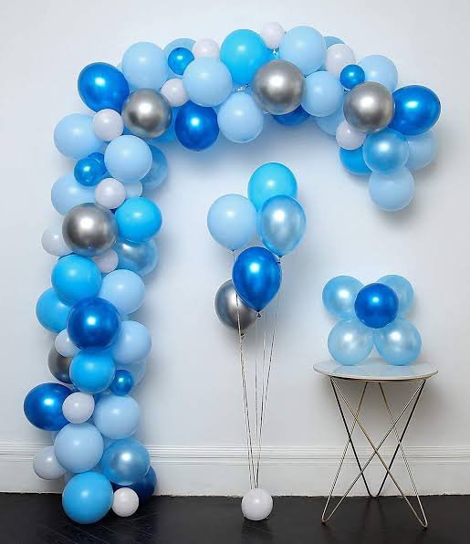 Blue Silver Balloons Deal