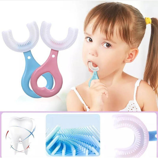 Baby Kid Toothbrush 360 Degree U-shaped Children Toothbrush Oral Care